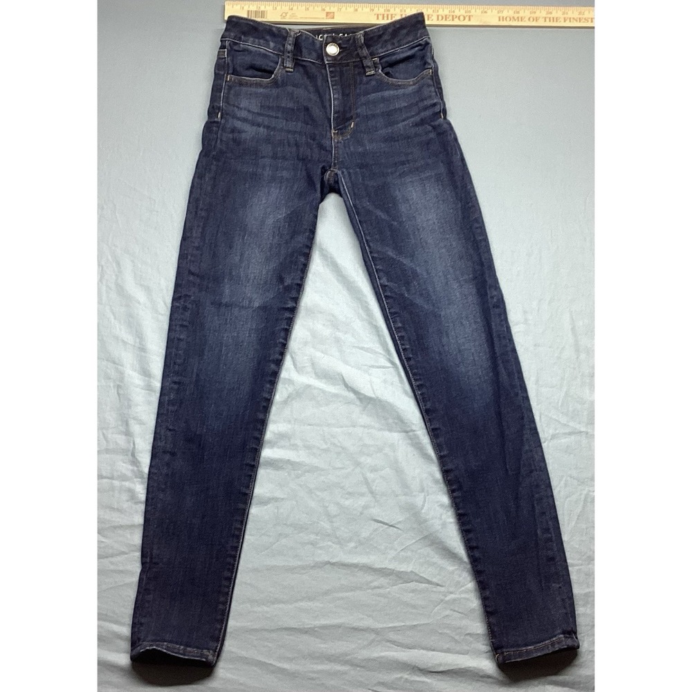 American Eagle Hi-Rise Jegging Size 0 Dark Wash